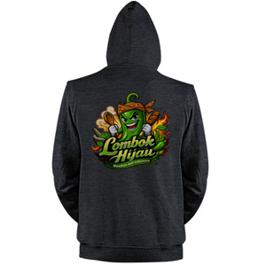 Jaket Hoodie Lombok Hijau