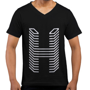 Kaos  Logo huruf H gamer