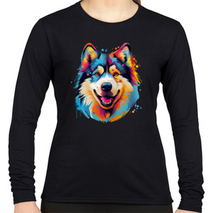 Kaos Kaos Gambar Anjing 005 Alaskan Malamute