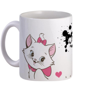 Mug Gelas Gambar Kucing