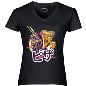 Kaos Jepang Pizza Monster Japan