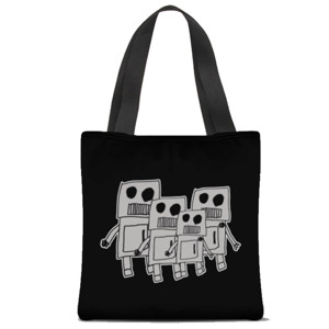 Tas Tote Fullprint Robots
