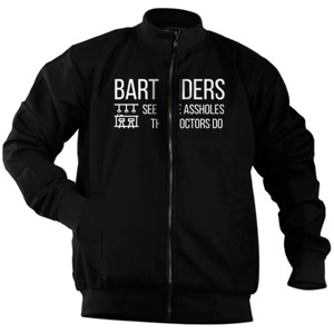 Jaket Bomber bartender