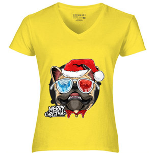 Kaos Animal Dog Santa