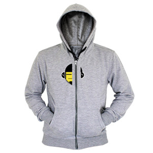Hoodie Zipper Kaos gambar music