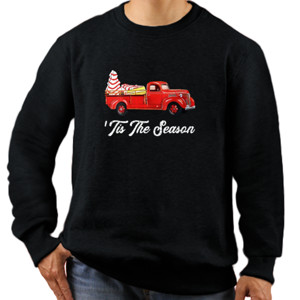 Jaket Sweater Christmas Tree Snack Cake Red Truck - 2
