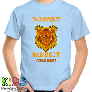 Kaos E-sport GAMEBOT(gamer botak)