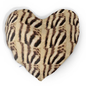 Bantal Hati Tiger Skin
