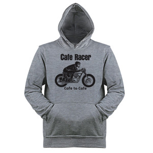 Jaket Hoodie Cafe Racer 