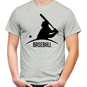 Kaos Baseball Silhouette