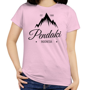 Kaos Pendaki Gunung Indonesia 