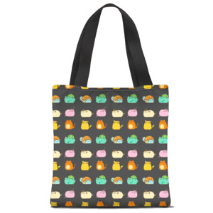 Tas Tote Fullprint Pika-pika