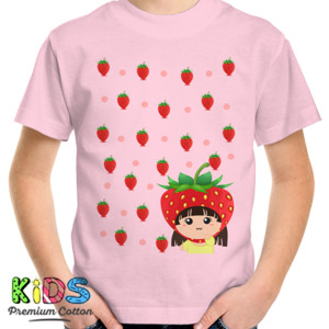 Kaos strawberry for fun