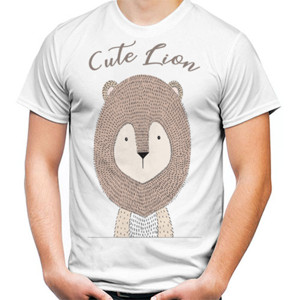 Kaos Cute Lion