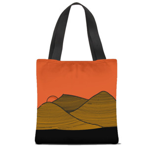 Tas Tote Fullprint Gunung