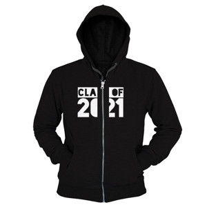 Hoodie Zipper Class Of 2021