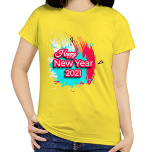 Kaos Watercolor New Year 2021