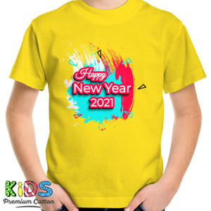 Kaos Watercolor New Year 2021