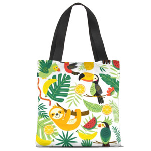 Tas Tote Fullprint nature pattern series
