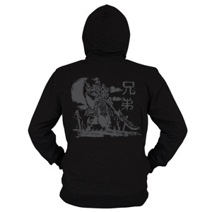 Hoodie Zipper Chinese Warrior
