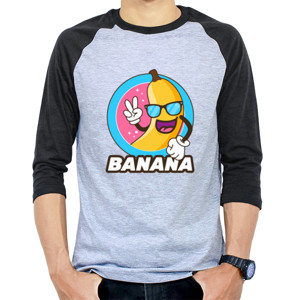 Kaos Raglan Banana