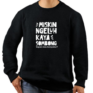 Jaket Sweater Miskin Kaya