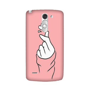 Cute BTS KPOP Heart Finger Casing HP