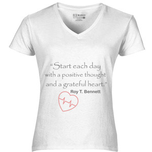 Kaos Start each day with a positive thought 