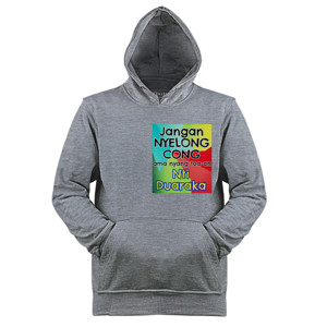 Jaket Hoodie Kaos Kongkow NYELONGCONG