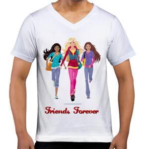Kaos  Barbie Friends Custom