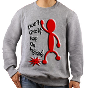 Jaket Sweater Dont Give Up