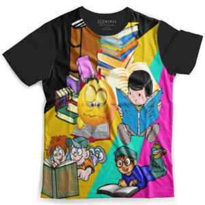 Kaos Fullprint Gemar Membaca