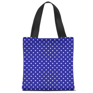 Tas Tote Fullprint Azuli Polka Tote