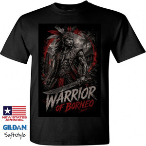 Kaos WARRIOR OF BORNEO 