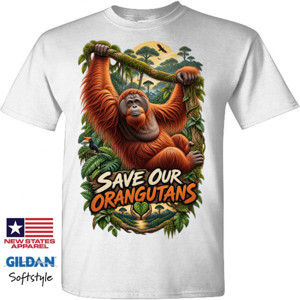 Kaos SAVE OUR ORANGUTANS
