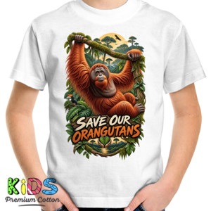 Kaos SAVE OUR ORANGUTANS
