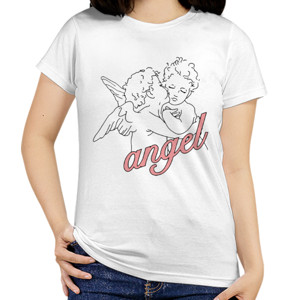 Kaos cherubs Angel Aesthetic T-Shirt
