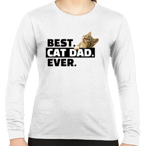 Kaos Cat Lover Pencinta Kucing Best Cat Dad Ever