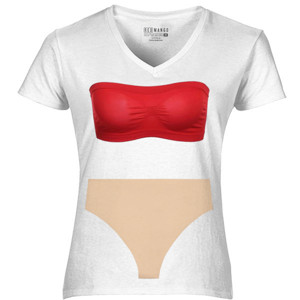 Kaos Hipster Thong Warna Nude