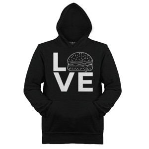 Jaket Hoodie Love Burger