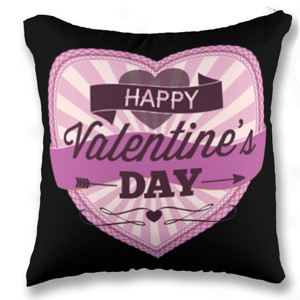 Bantal Purple Black Valentine
