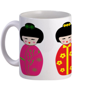 Mug Kimono Doll 3