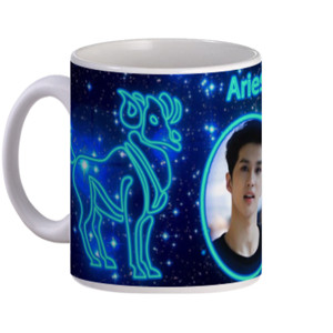 Mug Aries Blue Zodiac