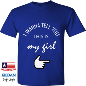 Kaos Couple My Girl Biru