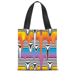 Tas Tote Fullprint Melt Totebag