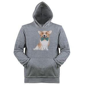Jaket Hoodie Corgi Dog