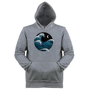 Jaket Hoodie wave in circle