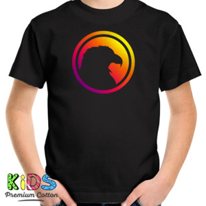 Kaos Eagle Silhouette Colorful