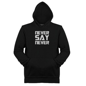 Jaket Hoodie Never Say Never