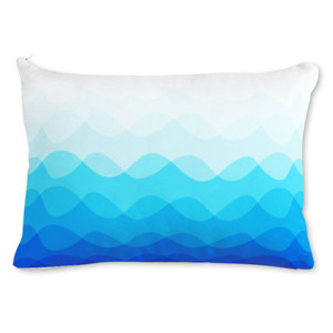Bantal Blue Wave